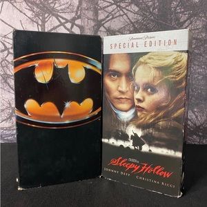 Tim Burton VHS Double Feature